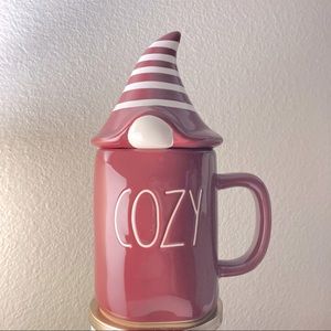 Rae Dunn Cozy Fall Gnome Mug with Lid